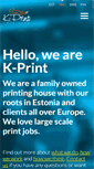 Mobile Screenshot of k-print.ee